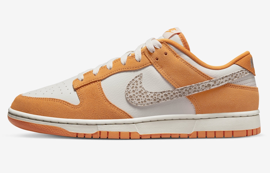 【国内 11/12 発売】ナイキ ダンク ロー “サファリスウッシュ/ホワイト/オレンジ” (NIKE DUNK LOW “Safari Swoosh/White/Orange”) [DR0156-800]