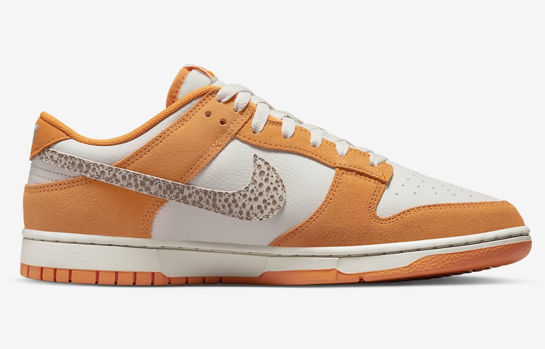 【国内 11/12 発売】ナイキ ダンク ロー “サファリスウッシュ/ホワイト/オレンジ” (NIKE DUNK LOW “Safari Swoosh/White/Orange”) [DR0156-800]