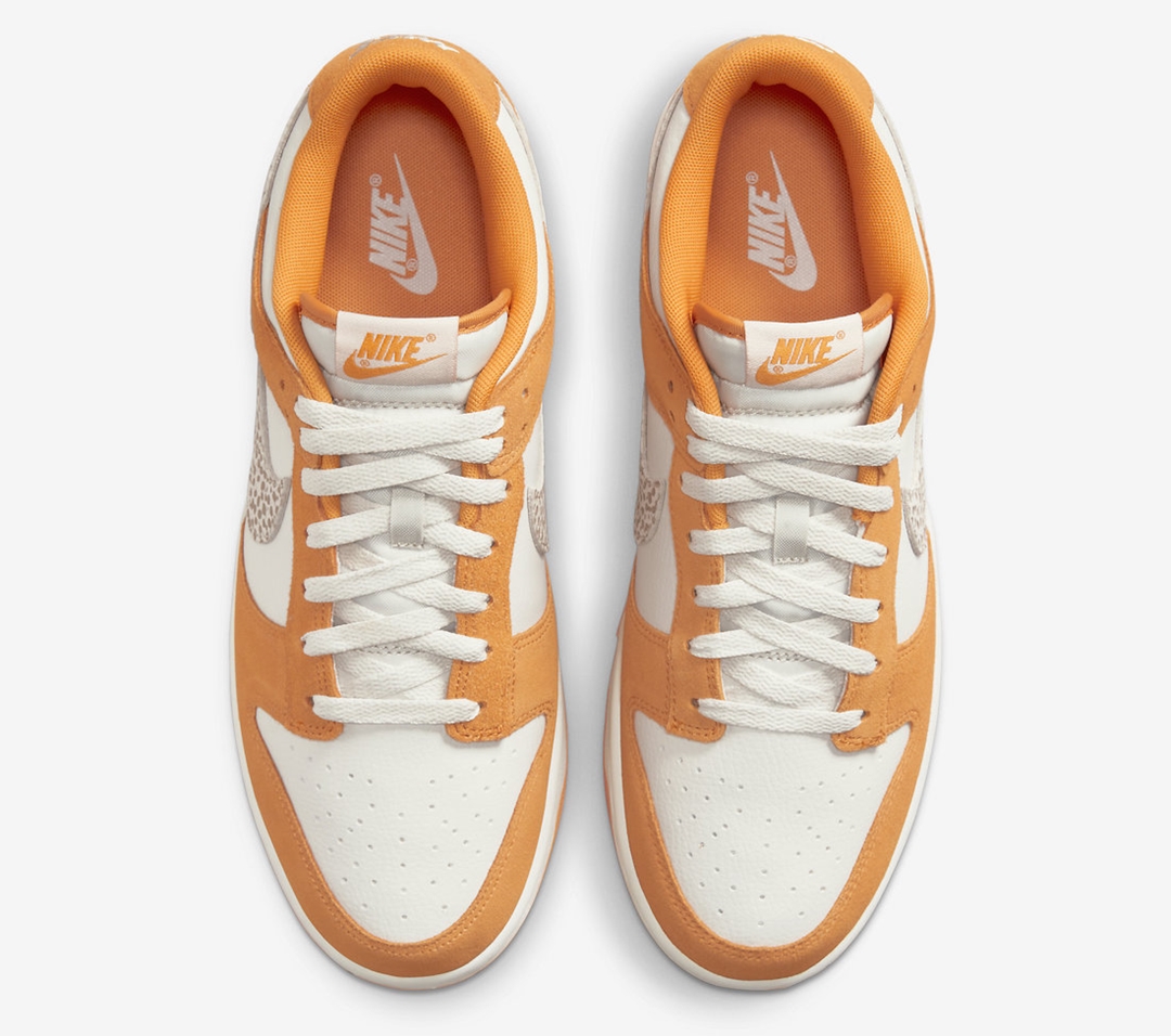 【国内 11/12 発売】ナイキ ダンク ロー “サファリスウッシュ/ホワイト/オレンジ” (NIKE DUNK LOW “Safari Swoosh/White/Orange”) [DR0156-800]