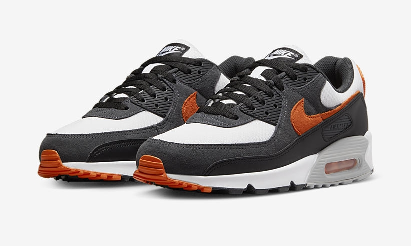 2022年 発売予定！ナイキ エア マックス 90 “ホワイト/チャコール/オレンジ” (NIKE AIR MAX 90 “White/Charcoal/Orange”) [DM0029-101]