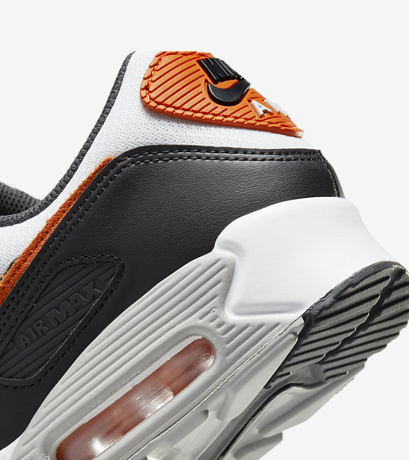 2022年 発売予定！ナイキ エア マックス 90 “ホワイト/チャコール/オレンジ” (NIKE AIR MAX 90 “White/Charcoal/Orange”) [DM0029-101]