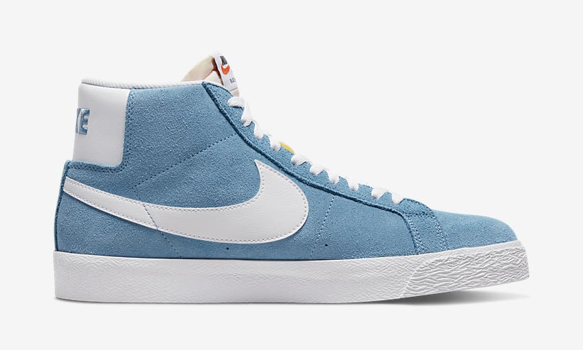 海外発売！ナイキ SB ズーム ブレーザー ミッド “セルリアン/ホワイト” (NIKE SB ZOOM BLAZER MID “Cerulean/White”) [864349-404]