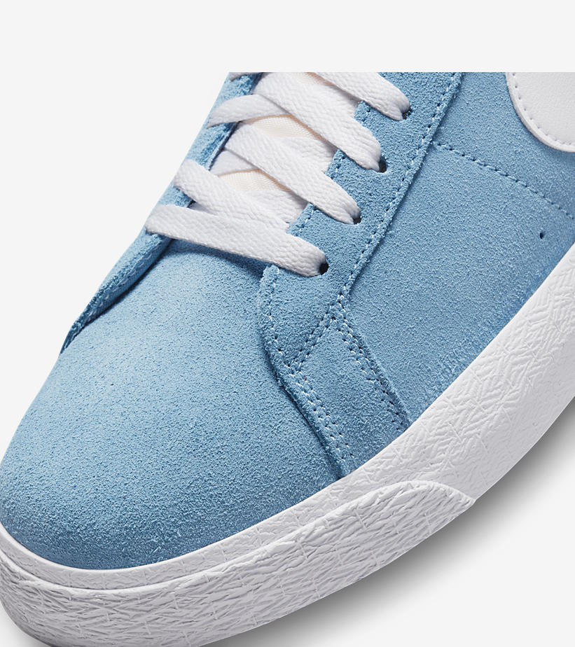 海外発売！ナイキ SB ズーム ブレーザー ミッド “セルリアン/ホワイト” (NIKE SB ZOOM BLAZER MID “Cerulean/White”) [864349-404]