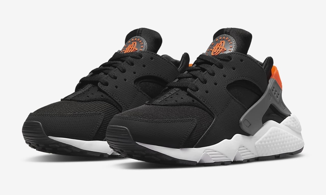 海外発売！ナイキ エア ハラチ “ブラック/セフティオレンジ” (NIKE AIR HUARACHE “Black/Safety Orange”) [DX2659-001]