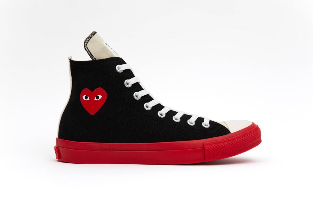 プレイ・コム デ ギャルソン × コンバース 反転シュータン が7/6 発売 (PLAY COMME des GARCONS CONVERSE)