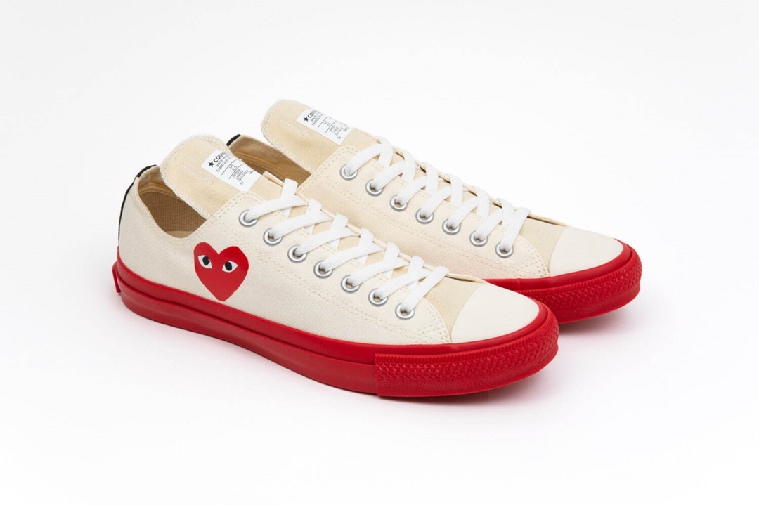 プレイ・コム デ ギャルソン × コンバース 反転シュータン が7/6 発売 (PLAY COMME des GARCONS CONVERSE)