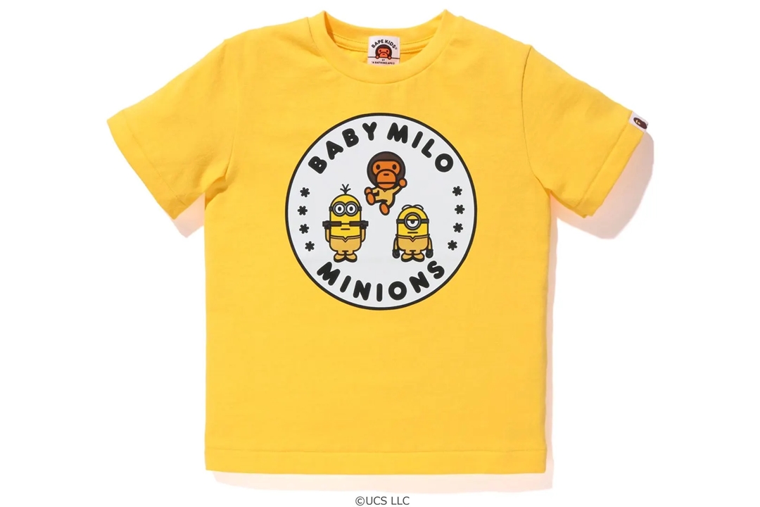 映画「ミニオンズ フィーバー」の公開を祝したA BATHING APE x Minions 最新コラボが7/9 発売 (ア ベイシング エイプ ミニオンズ)