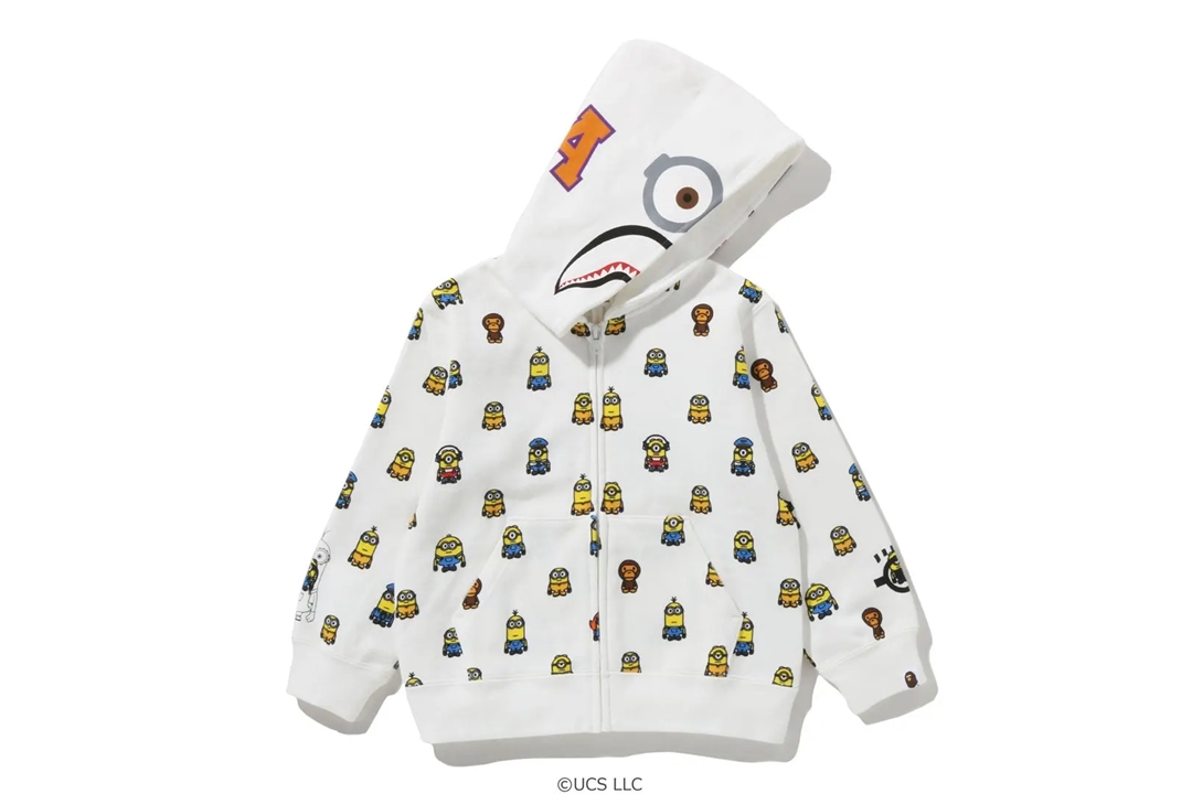 映画「ミニオンズ フィーバー」の公開を祝したA BATHING APE x Minions 最新コラボが7/9 発売 (ア ベイシング エイプ ミニオンズ)