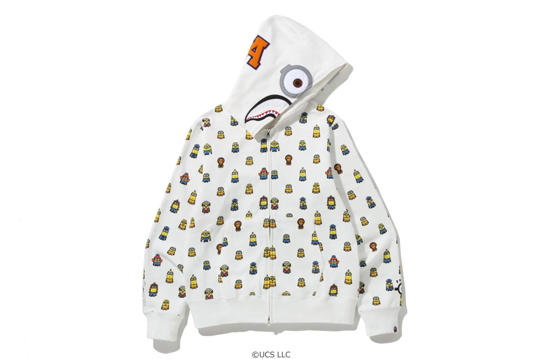 映画「ミニオンズ フィーバー」の公開を祝したA BATHING APE x Minions 最新コラボが7/9 発売 (ア ベイシング エイプ ミニオンズ)