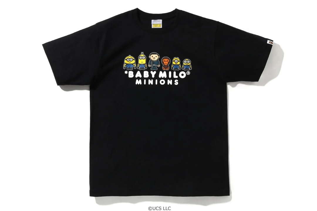 映画「ミニオンズ フィーバー」の公開を祝したA BATHING APE x Minions 最新コラボが7/9 発売 (ア ベイシング エイプ ミニオンズ)