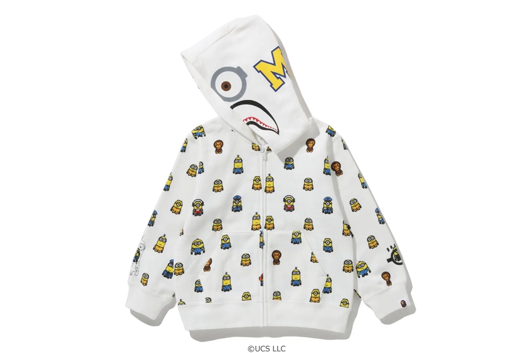 映画「ミニオンズ フィーバー」の公開を祝したA BATHING APE x Minions 最新コラボが7/9 発売 (ア ベイシング エイプ ミニオンズ)