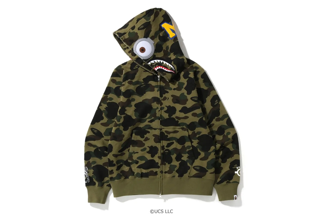 映画「ミニオンズ フィーバー」の公開を祝したA BATHING APE x Minions 最新コラボが7/9 発売 (ア ベイシング エイプ ミニオンズ)