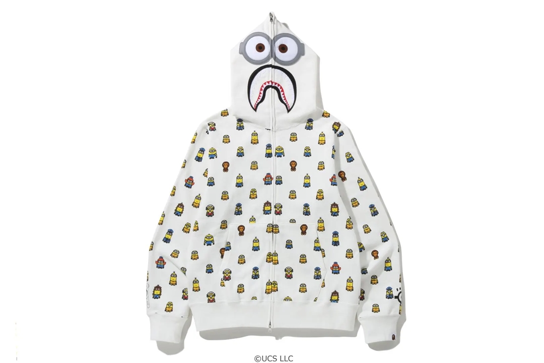 映画「ミニオンズ フィーバー」の公開を祝したA BATHING APE x Minions 最新コラボが7/9 発売 (ア ベイシング エイプ ミニオンズ)