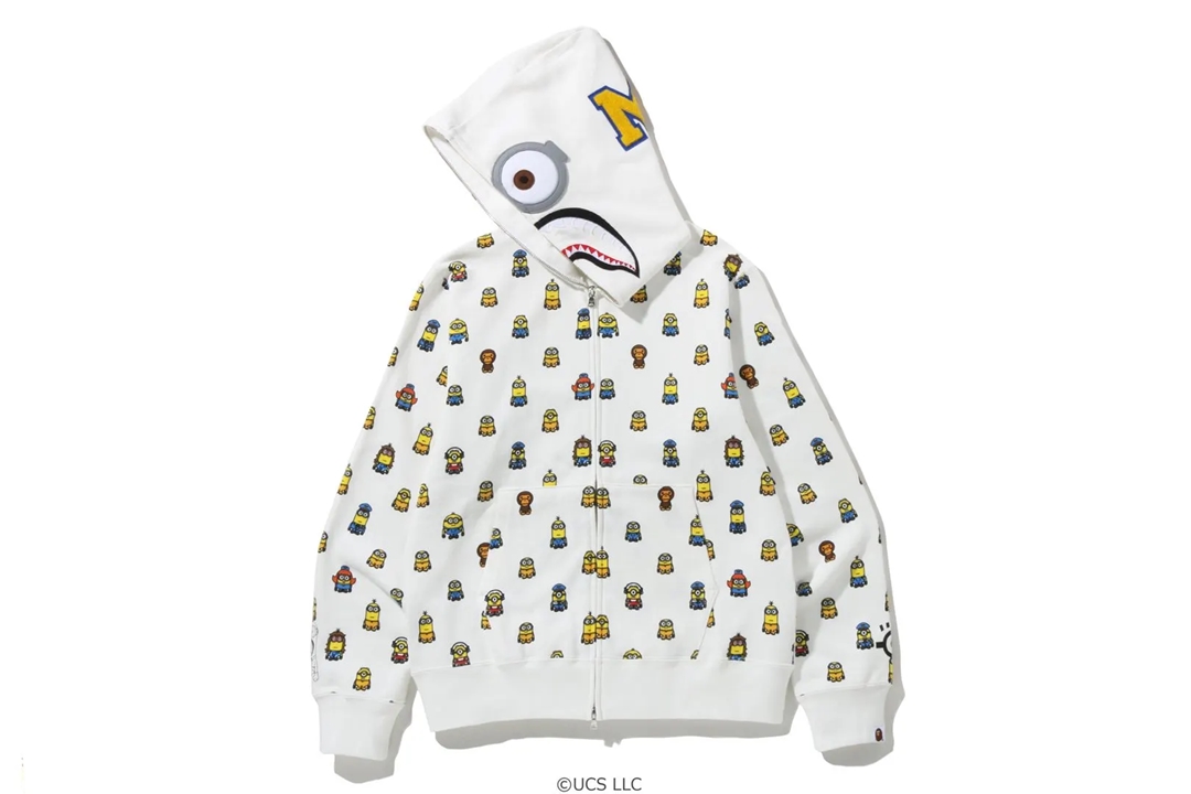 映画「ミニオンズ フィーバー」の公開を祝したA BATHING APE x Minions 最新コラボが7/9 発売 (ア ベイシング エイプ ミニオンズ)