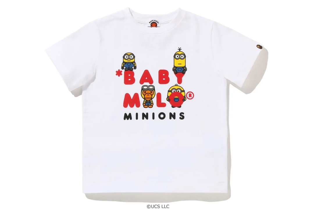 映画「ミニオンズ フィーバー」の公開を祝したA BATHING APE x Minions 最新コラボが7/9 発売 (ア ベイシング エイプ ミニオンズ)