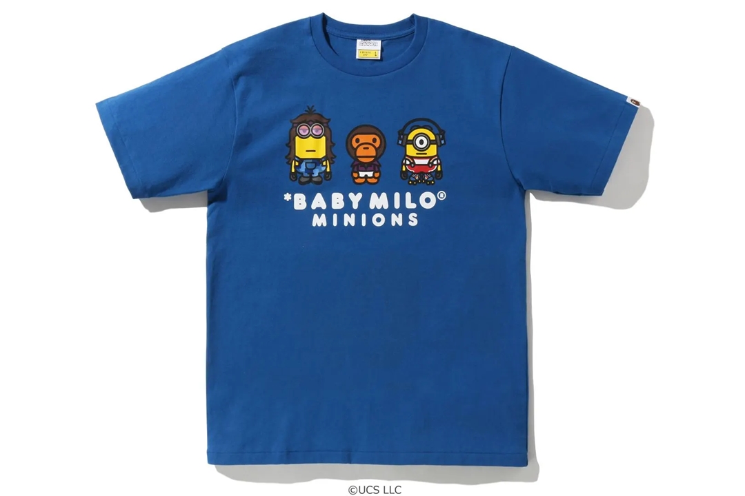 映画「ミニオンズ フィーバー」の公開を祝したA BATHING APE x Minions 最新コラボが7/9 発売 (ア ベイシング エイプ ミニオンズ)