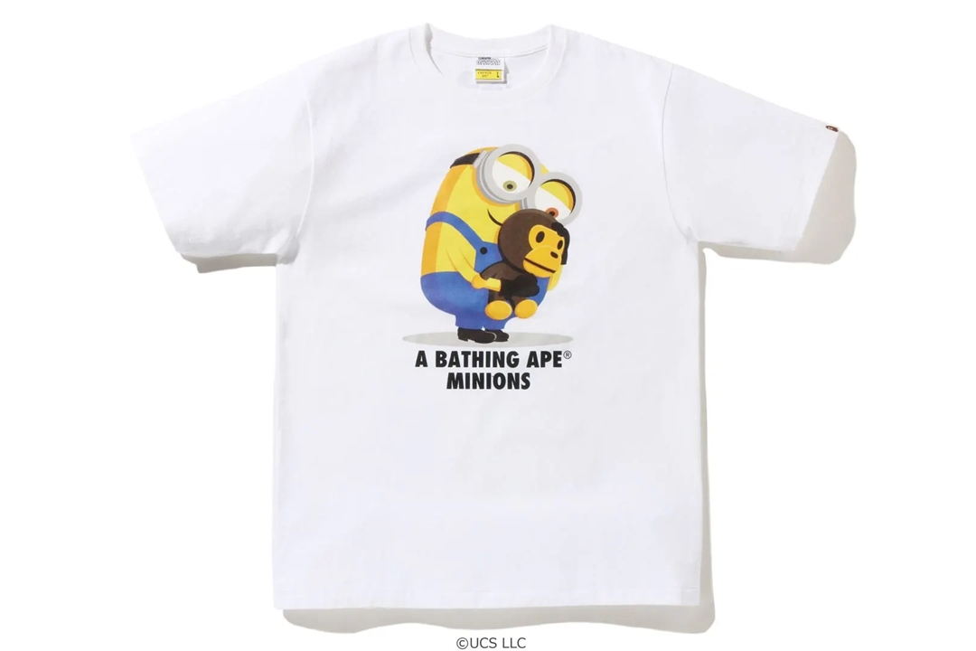 映画「ミニオンズ フィーバー」の公開を祝したA BATHING APE x Minions 最新コラボが7/9 発売 (ア ベイシング エイプ ミニオンズ)