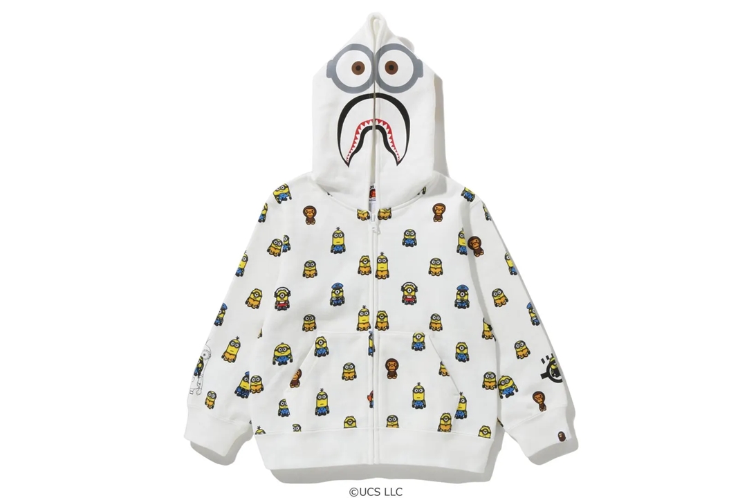 映画「ミニオンズ フィーバー」の公開を祝したA BATHING APE x Minions 最新コラボが7/9 発売 (ア ベイシング エイプ ミニオンズ)