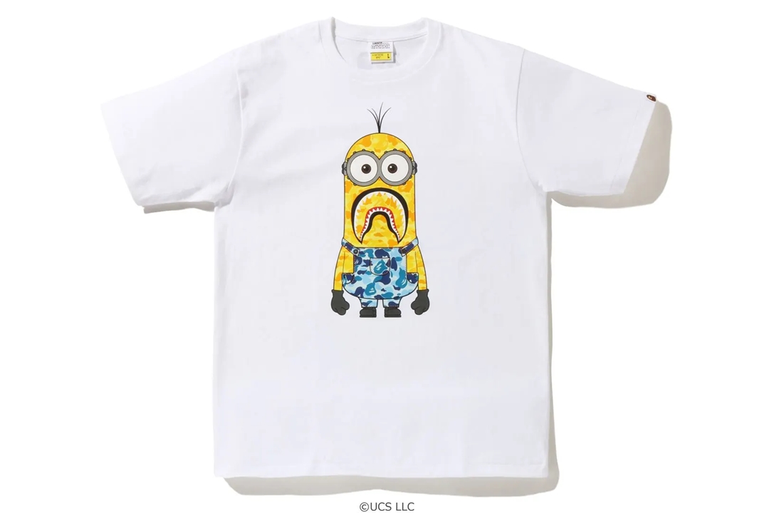 映画「ミニオンズ フィーバー」の公開を祝したA BATHING APE x Minions 最新コラボが7/9 発売 (ア ベイシング エイプ ミニオンズ)