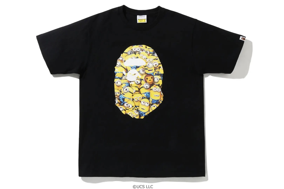 映画「ミニオンズ フィーバー」の公開を祝したA BATHING APE x Minions 最新コラボが7/9 発売 (ア ベイシング エイプ ミニオンズ)