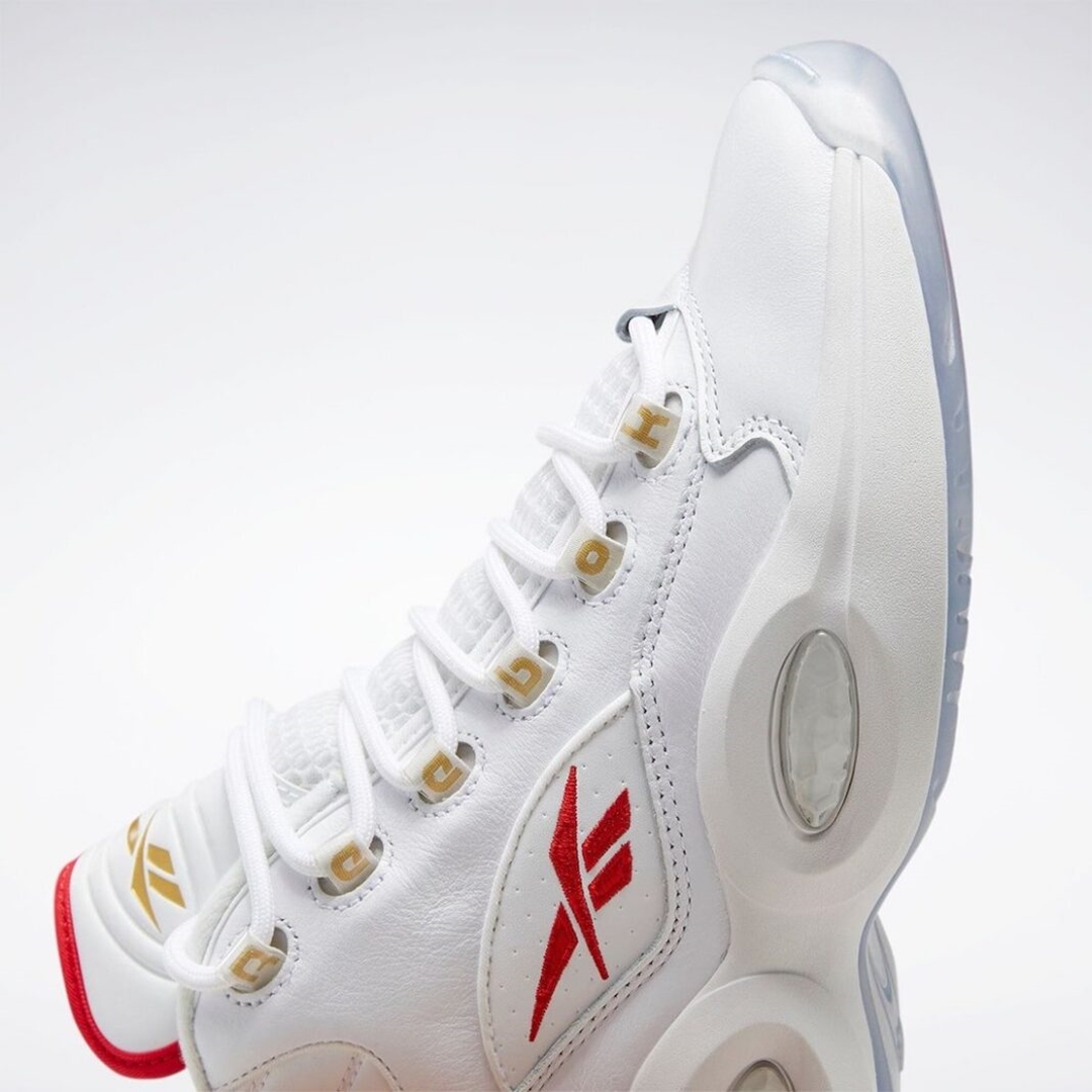 7/22 発売予定！REEBOK QUESTION MID “Dr. J” (リーボック クエスチョン ミッド “フットウェアホワイト/ベクターレッド”) [GX0230]