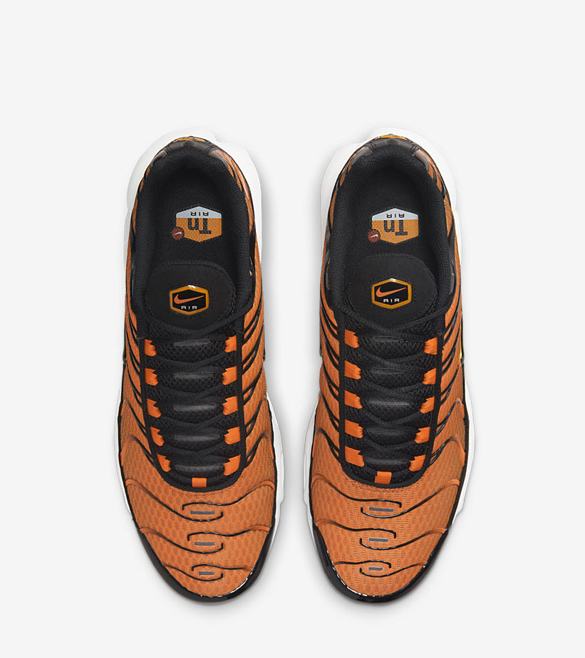 ナイキ エア マックス プラス “セフティオレンジ/ユニバーシティゴールド” (NIKE AIR MAX PLUS “Safety Orange/University Gold”) [DM0032-800]