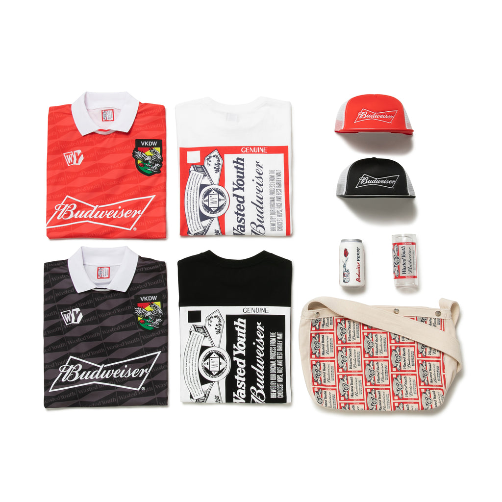 Wasted Youth x Budweiser コラボレーションコレクションが7/9 発売 (ウェイステッド ユース バドワイザー)