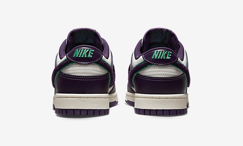 【国内 9/22 発売】ナイキ ダンク ロー “シェニールスウッシュ/ホワイト/パープル” (NIKE DUNK LOW “Chenille Swoosh/White/Purple”) [DQ7683-100]