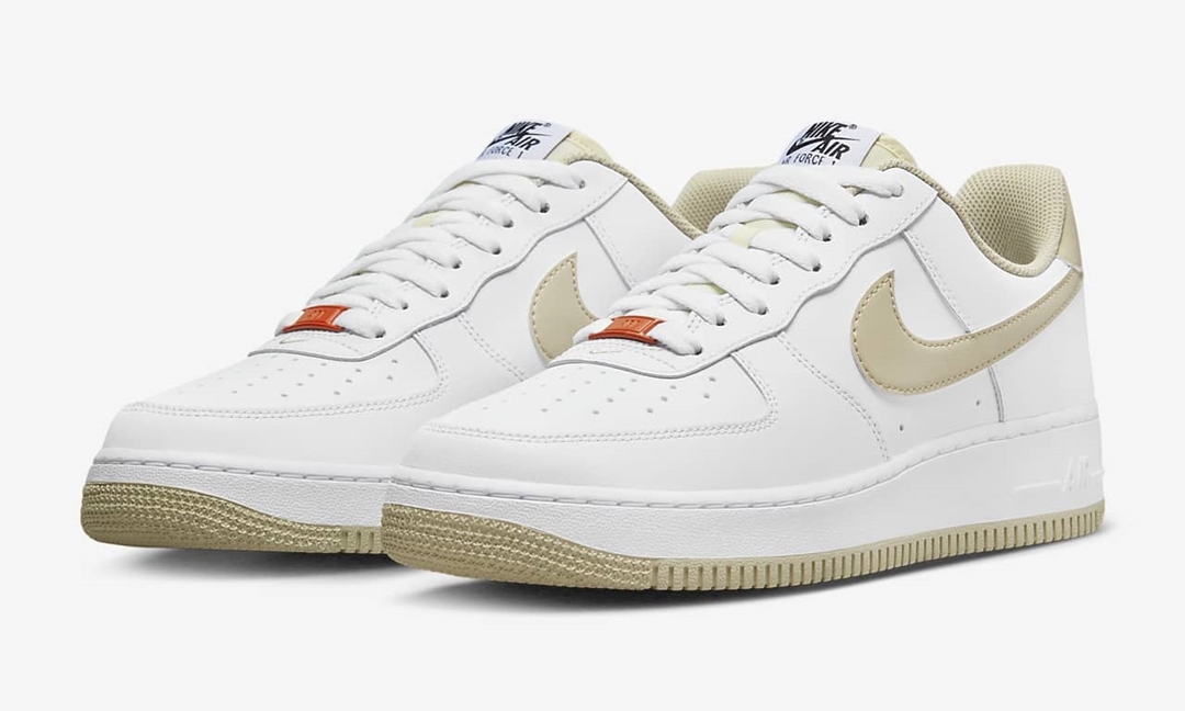 海外発売！ナイキ エア フォース 1 07 ロー “ホワイト/チームオレンジ” (NIKE AIR FORCE 1 07 LOW “White/Team Orange”) [DZ2771-121]