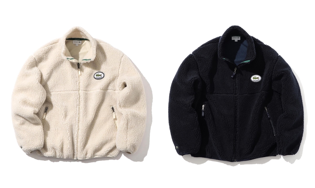 LACOSTE × BEAMS / 別注 Fleece Boa Blousonが10月下旬発売 (ラコステ ビームス)