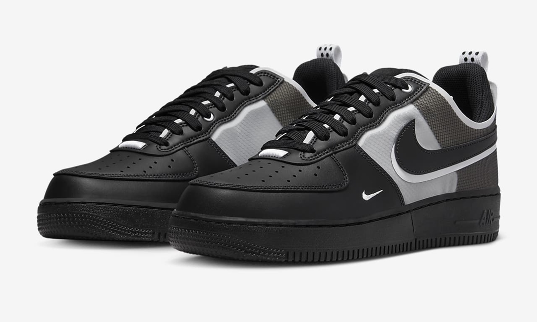 【国内 3/15 発売】ナイキ エア フォース 1 リアクト ロー “ブラック/ホワイト” (NIKE AIR FORCE 1 REACT LOW “Black/White”) [DM0573-002]