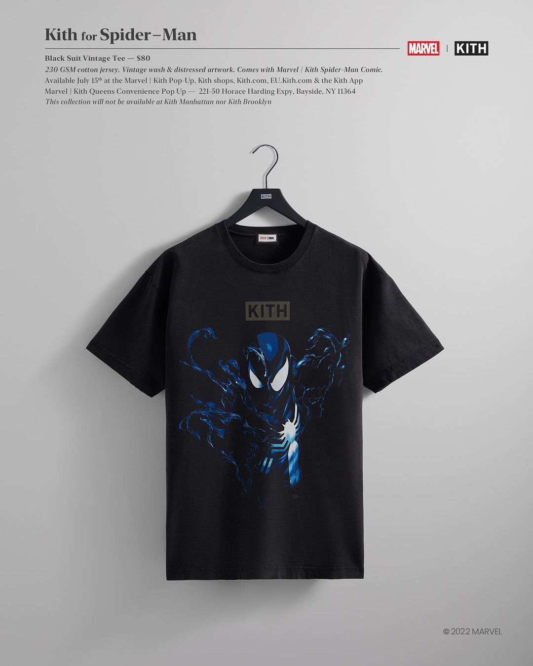 【7/11、7/15 発売】KITH × MARVEL THE AMAZING SPIDER-MAN (キス マーベル アメイジング・スパイダーマン)