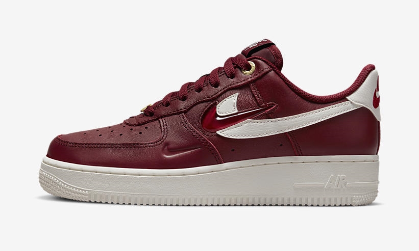 2022年 発売予定！ナイキ エア フォース 1 ロー “ジュエルダブルスウッシュ/レッド” (NIKE AIR FORCE 1 LOW “Jewel Double Swoosh/Red”) [DZ5616-600]