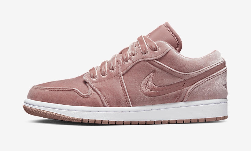 【国内 10/11 発売】ナイキ エア ジョーダン 1 ロー “ベロア/ピンク” (NIKE AIR JORDAN 1 LOW “Velour/Pink”) [DQ8396-600]