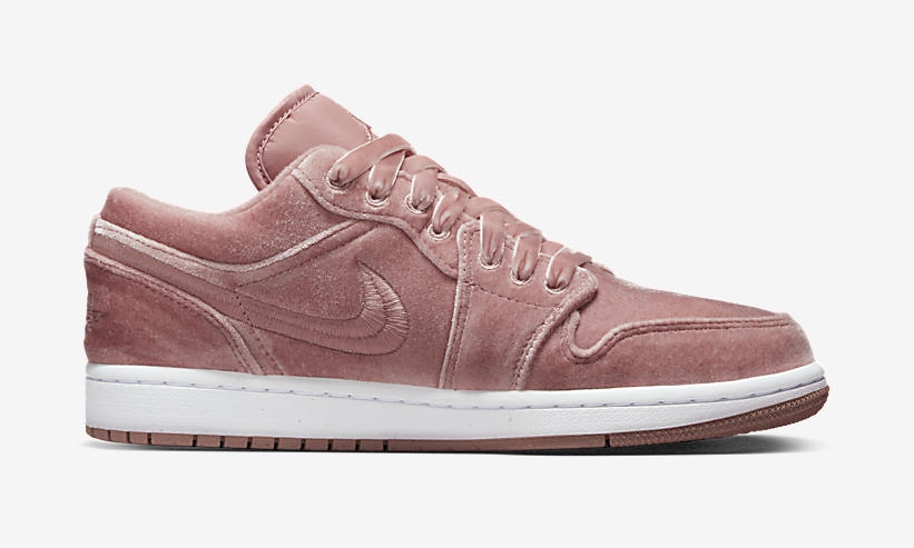 【国内 10/11 発売】ナイキ エア ジョーダン 1 ロー “ベロア/ピンク” (NIKE AIR JORDAN 1 LOW “Velour/Pink”) [DQ8396-600]