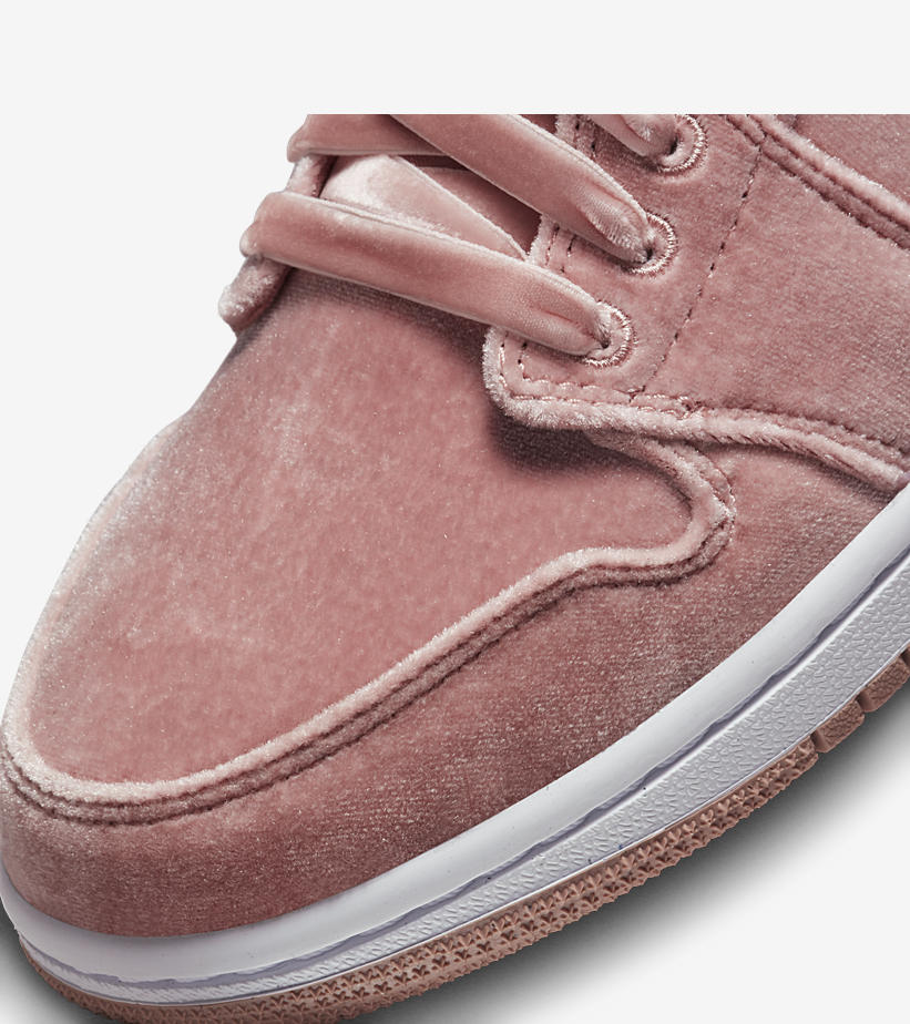 【国内 10/11 発売】ナイキ エア ジョーダン 1 ロー “ベロア/ピンク” (NIKE AIR JORDAN 1 LOW “Velour/Pink”) [DQ8396-600]