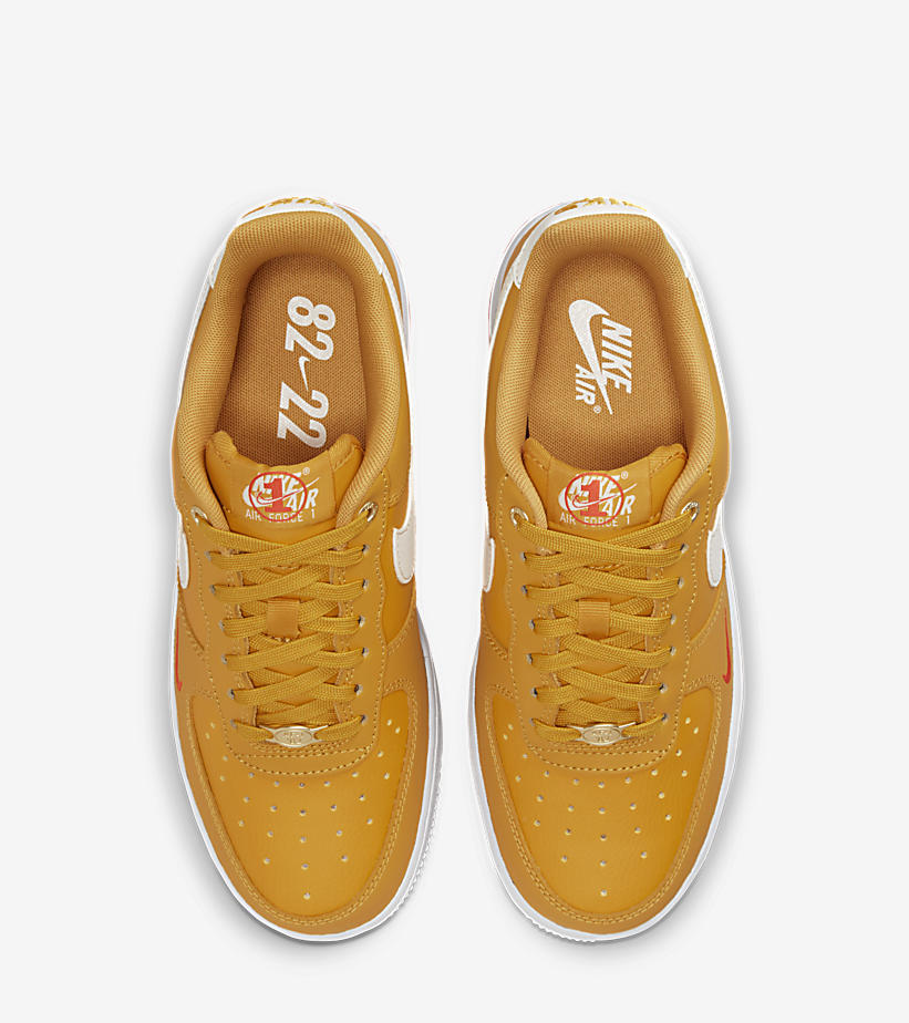 【国内 10/13 発売】ナイキ フォース 1 ロー “40周年モデル/ゴールド” (NIKE AIR FORCE 1 LOW “40th/Gold”) [DQ7582-700]