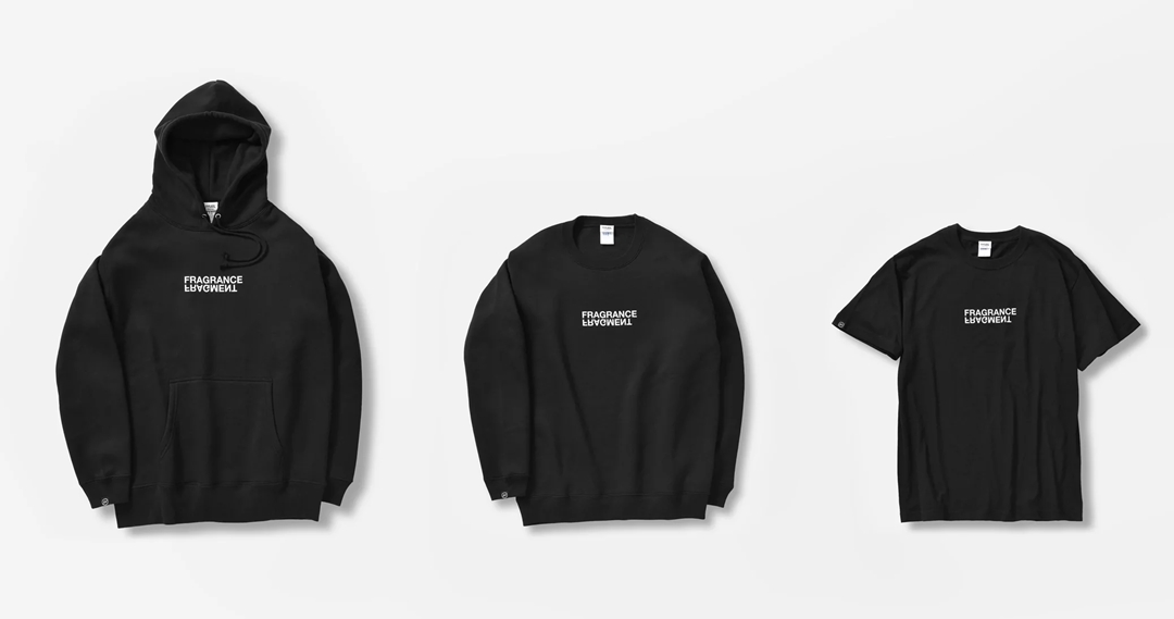 【最新モデル】retaW × FRAGMENT “FRAGRANCE Hoodie/Crew/Tee” (リトゥ フラグメント 藤原ヒロシ “フレグランス フーディ/クルー”)