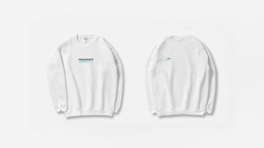 【最新モデル】retaW × FRAGMENT “FRAGRANCE Hoodie/Crew/Tee” (リトゥ フラグメント 藤原ヒロシ “フレグランス フーディ/クルー”)