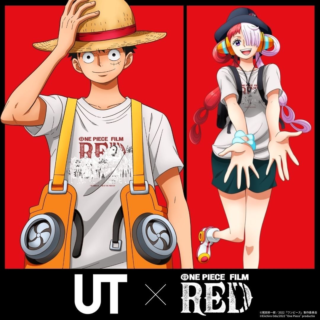 ユニクロ UT × FILMシリーズ第4弾「ONE PIECE FILM RED」コラボが発売 (UNIQLO ワンピース)