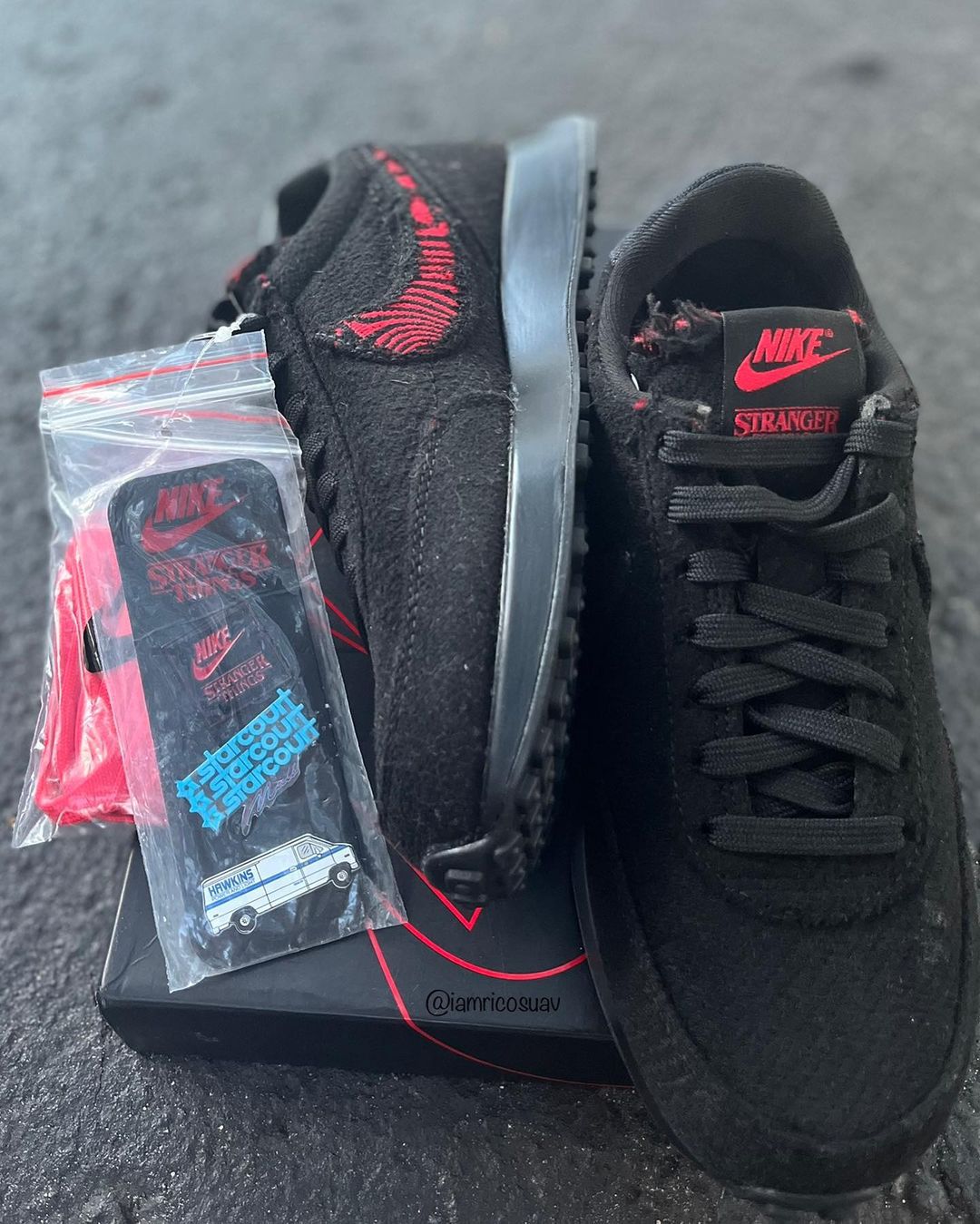 【リーク】NIKE x Stranger Things AIR TAILWIND “Cast & Crew/Black” (ナイキ ストレンジャー・シングス エア テイルウィンド “キャスト クルー/ブラック”)