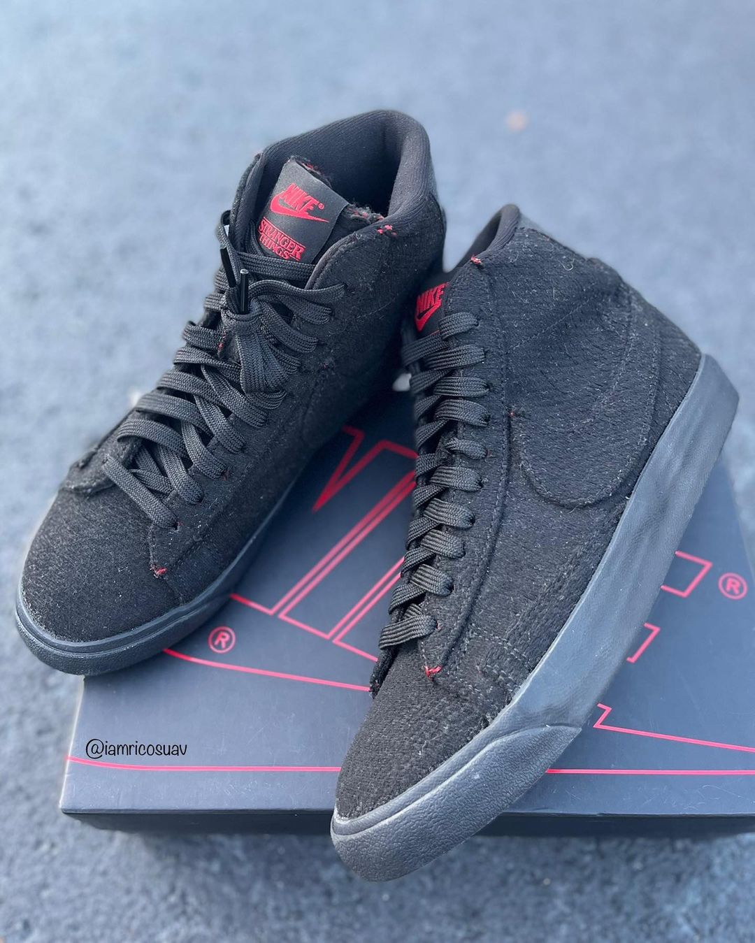 【リーク】NIKE x Stranger Things Blazer MID “Cast & Crew/Black” (ナイキ ストレンジャー・シングス ブレーザー ミッド “キャスト クルー/ブラック”)