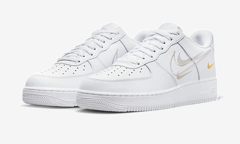 海外 7/19 発売予定！ナイキ フォース 1 ロー “マルチスウッシュ/ホワイト” (NIKE AIR FORCE 1 LOW “Multi Swoosh/White”) [DX2650-100]