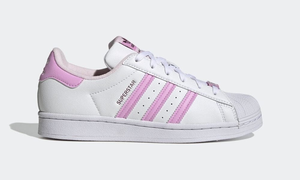 【国内 7/14 発売】adidas Originals SUPERSTAR HER VEGAN “White/Lilac/Pink” (アディダス オリジナルス スーパースター ハー ヴィーガン “ホワイト/ブリスライラック/オールモストピンク”) [GY1900]