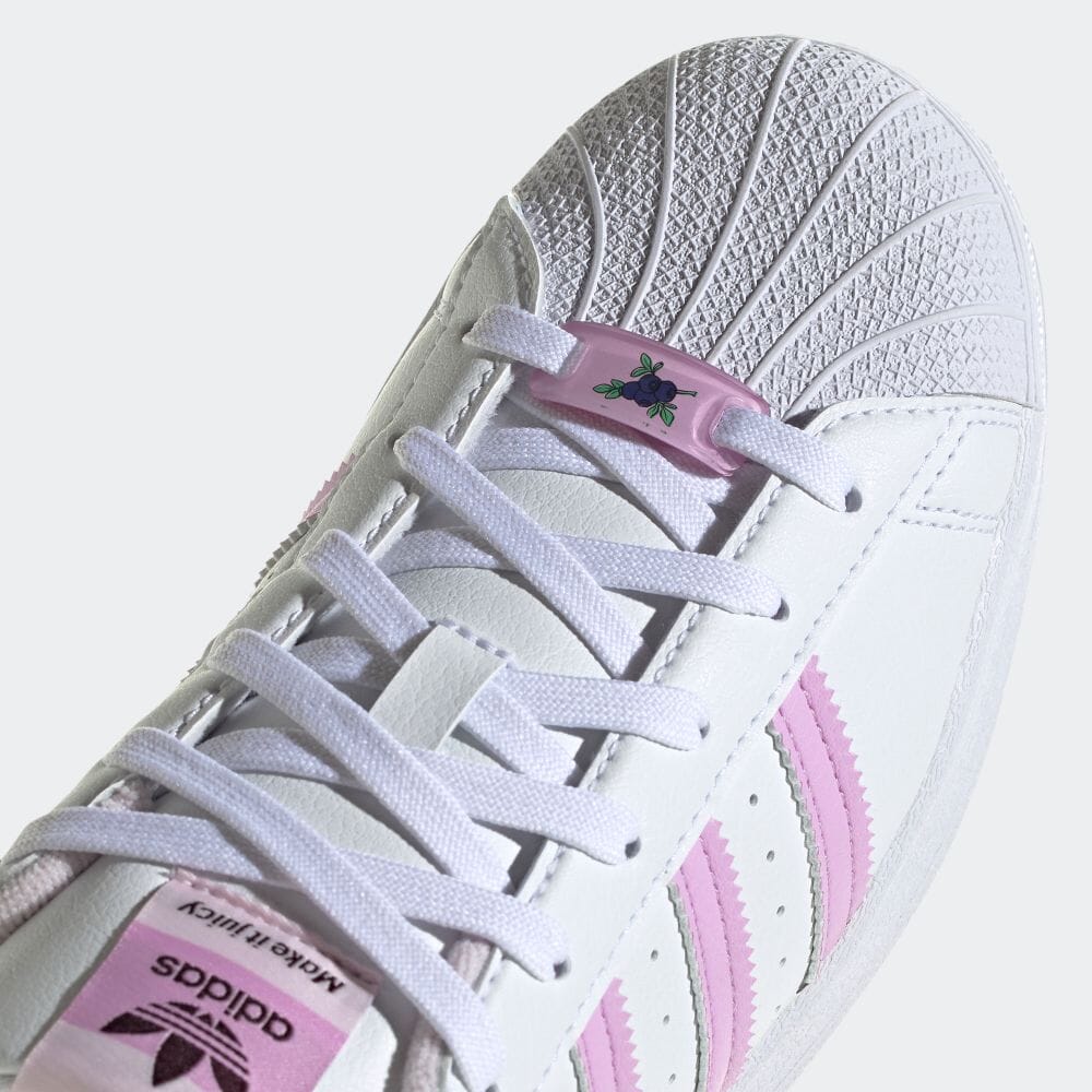 【国内 7/14 発売】adidas Originals SUPERSTAR HER VEGAN “White/Lilac/Pink” (アディダス オリジナルス スーパースター ハー ヴィーガン “ホワイト/ブリスライラック/オールモストピンク”) [GY1900]