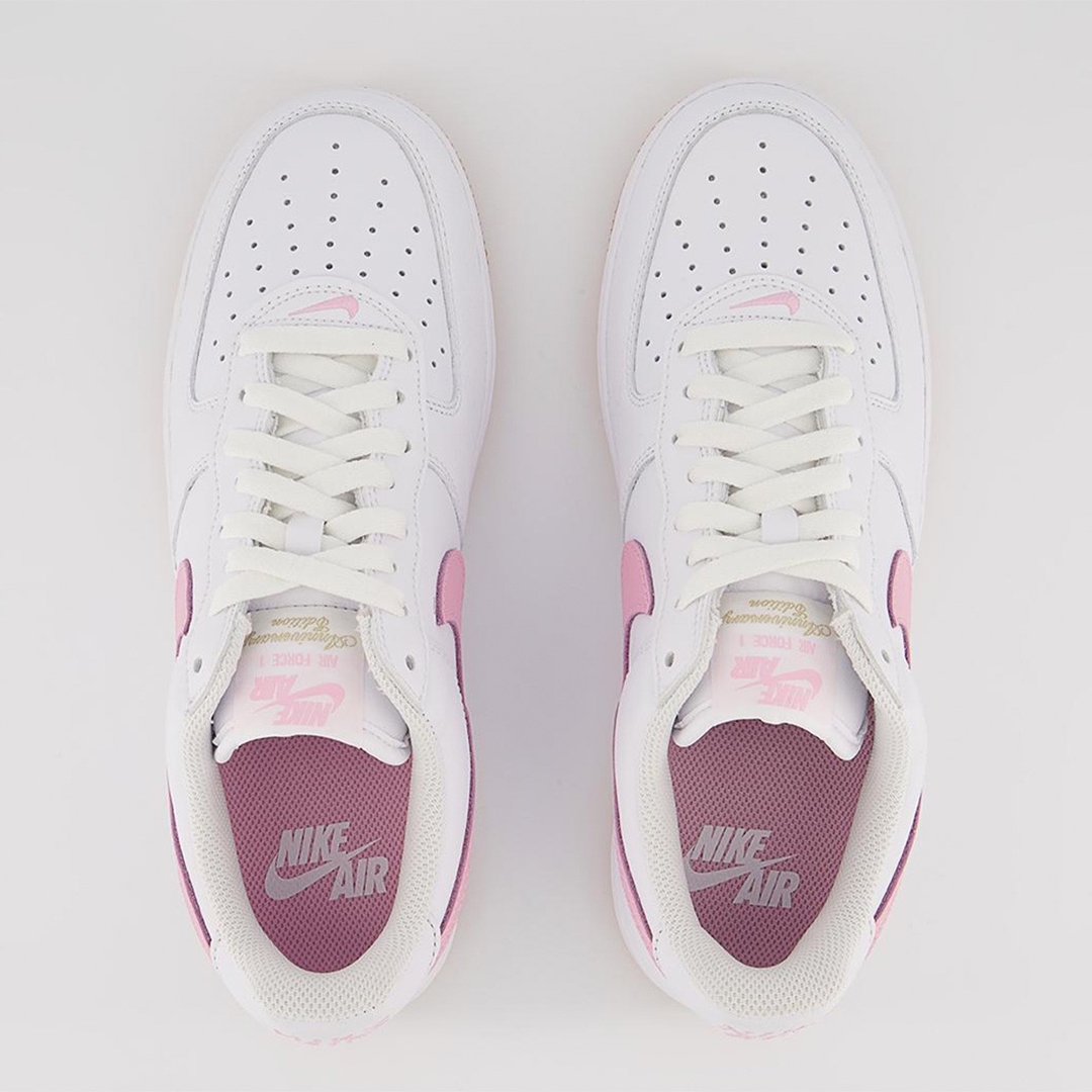 【国内 10/8 発売】ナイキ エア フォース 1 ロー “Since 82/ホワイト/ピンク” (NIKE AIR FORCE 1 LOW “Since 82/White/Pink”) [DM0576-101]