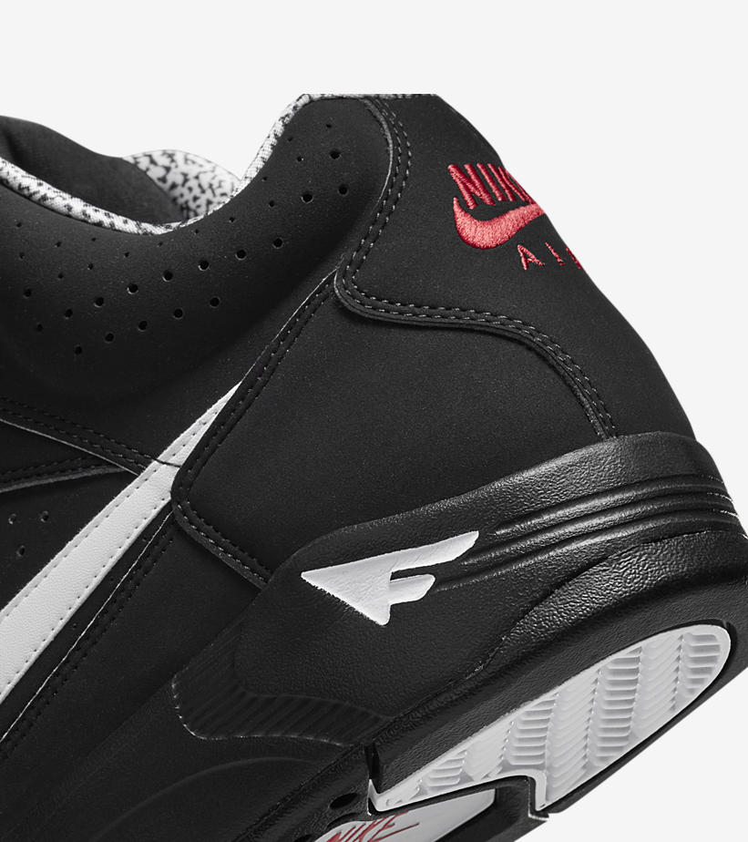 2022年 発売予定！ナイキ エア フライト ライト ミッド “ブラック/ホワイト/ユニバーシティレッド” (NIKE AIR FLIGHT LITE MID “Black/White/Varsity Red”) [DQ7687-003]