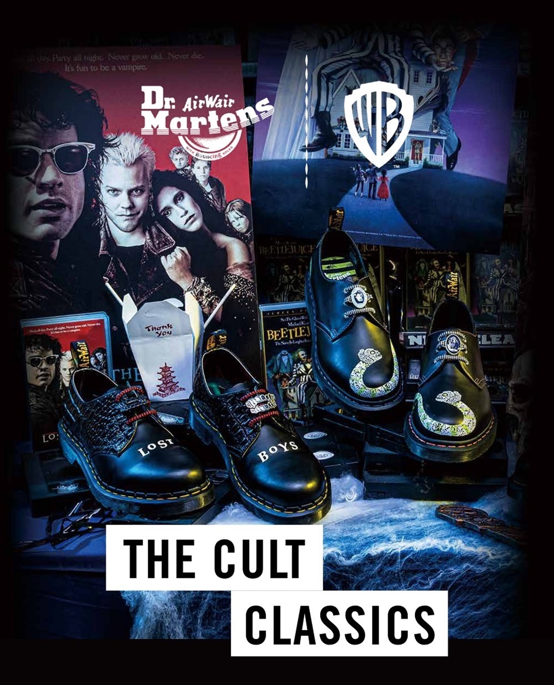 Dr. Martens × ワーナー・ブラザース名作カルト映画とのコラボレーションが発売 (ドクターマーチン Warner Bros)