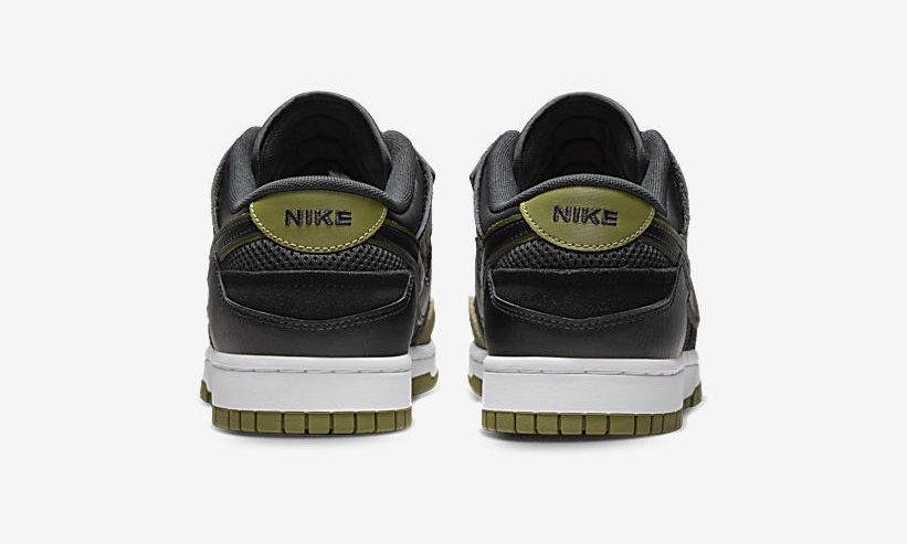 2022年 発売予定！ナイキ ダンク ロー スクラップ “ブラック/オリーブ” (NIKE DUNK LOW SCRAP “Black/Olive”) [DM0128-001]