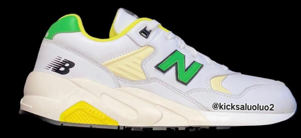 【サンプル】New Balance 580v2 "White/Yellow/Green" (ニューバランス "ホワイト/イエロー/グリーン")